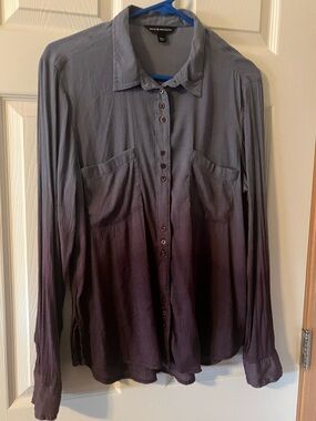 Rock & Republic Slate Gray Button-Up Shirt